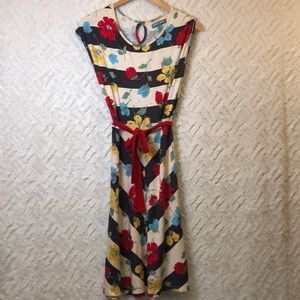 Stripes and flower dress